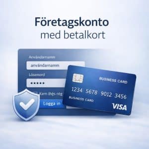 Foretagskonto med betalkort