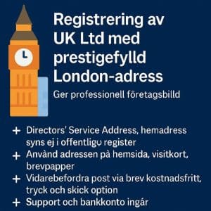UK Ltd London med adresser